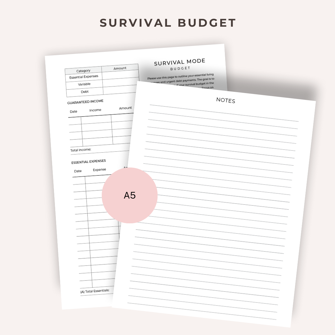 Survival Mode Budget