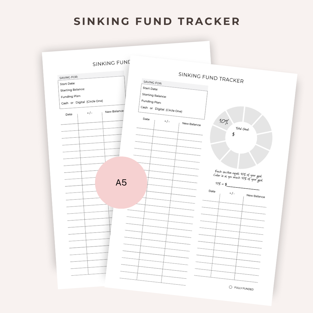 Sinking Funds Tracker