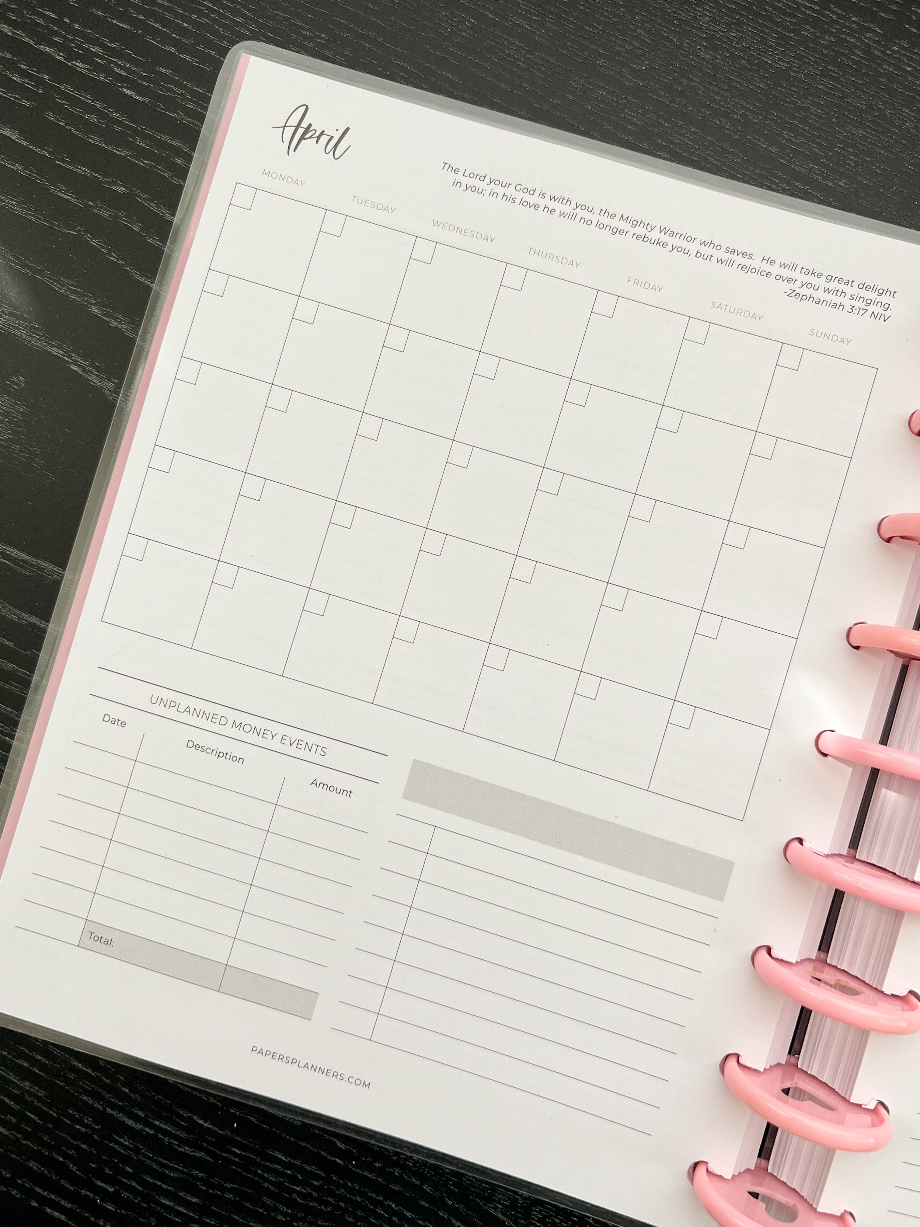 Disc Planner Examples Original Disc Bound Planner – Papers Planners