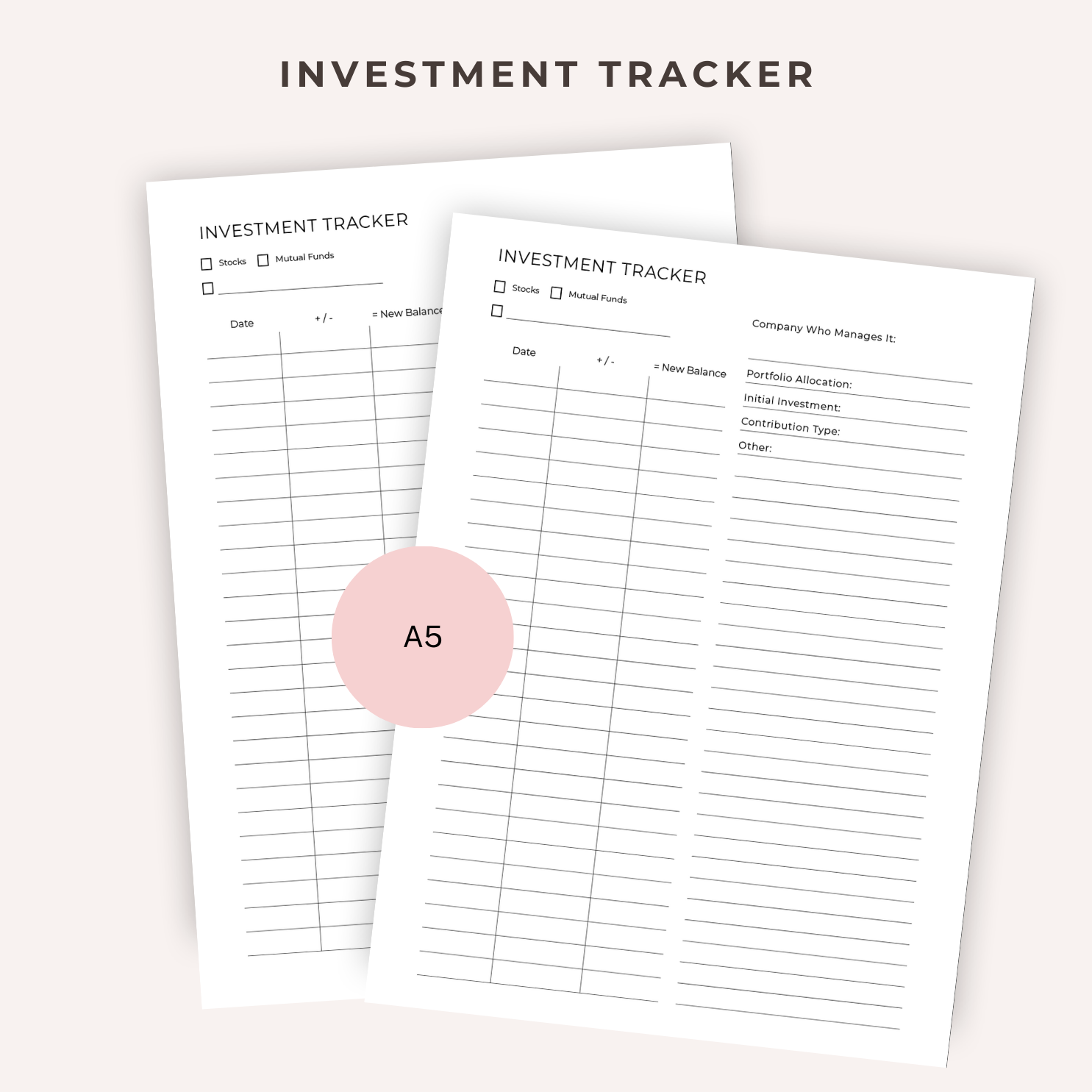 Investment Tracker