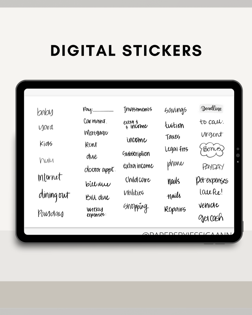 digital stickers