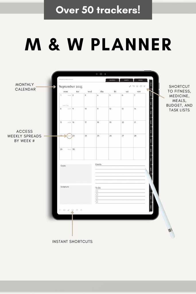 clickable planner