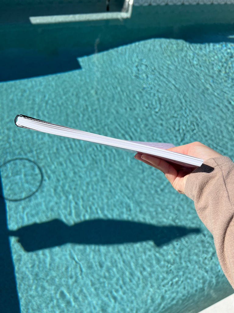 Compact paperback budget planner with expense tracker and summary review pages.