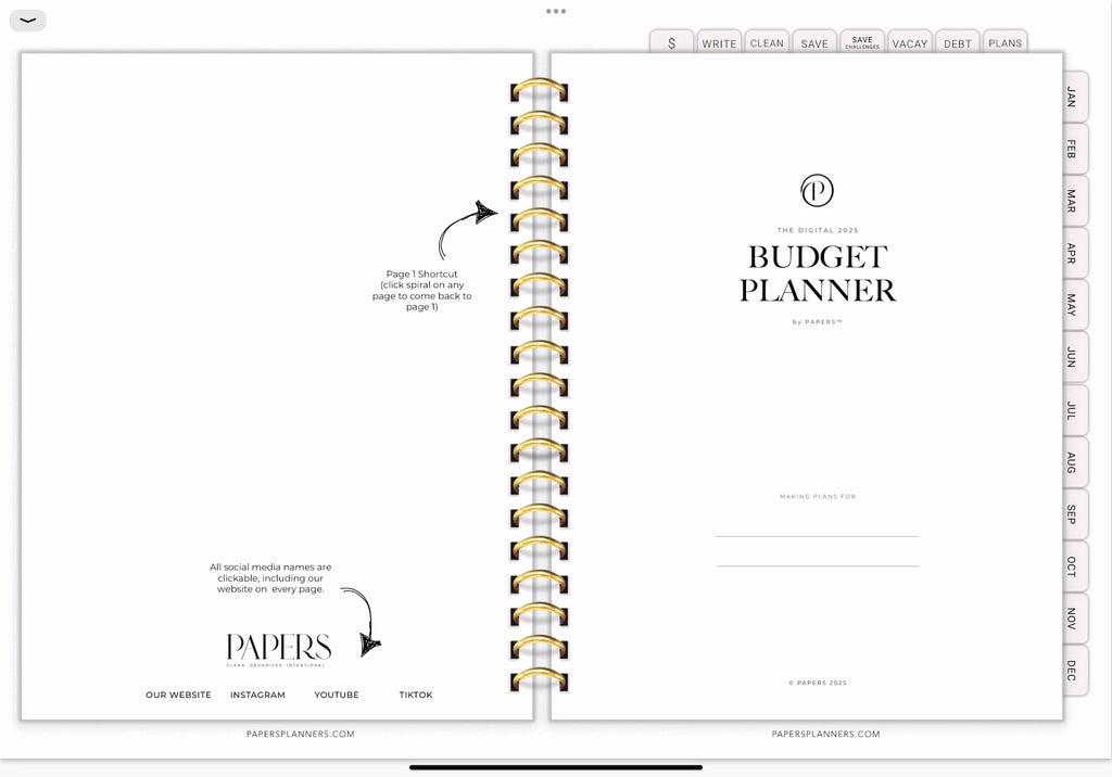 digital planner 2025